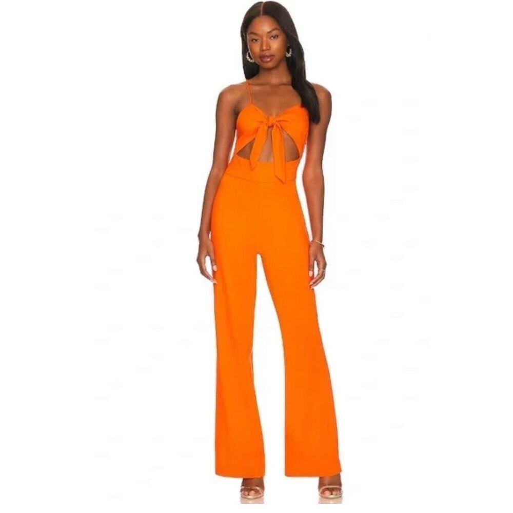 LITA by Ciara Orange Jumpsuit Small
